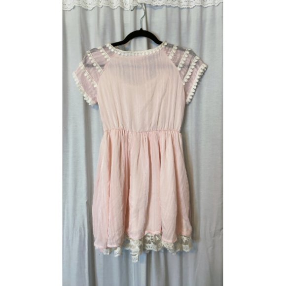 3/$20 - Pink Lace Kawaii Top - Lolita Gyaru Japanese - Cottagecore J-Fashion - Picture 4 of 4